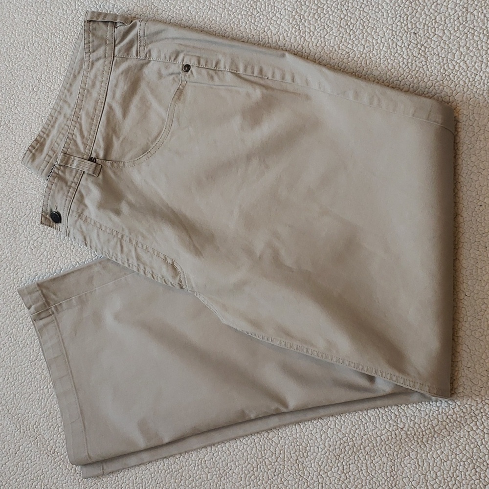 Light  sand color pants by Joseph Abboud